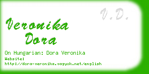 veronika dora business card